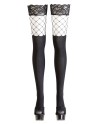 Bas autofixants opaques noir - Cotelli Legwear