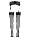 Bas résille noir - Cotelli Legwear