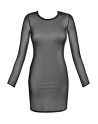 Robe tulle noir V-10639 - Axami