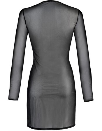 Robe tulle noir V-10639 - Axami