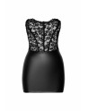 Mini robe corset Solace F300 wetlook et dentelle