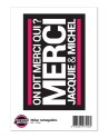 Grand sticker JM rectangle noir