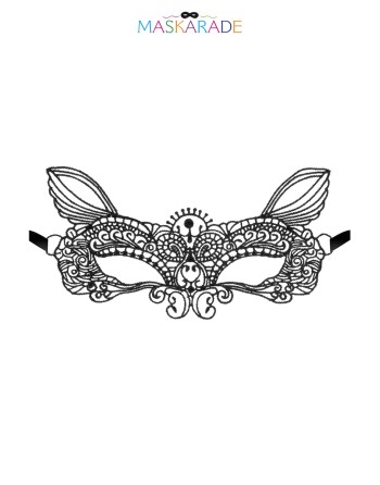 Loup broderie souple Pleine Lune