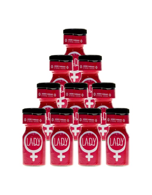 Pack 10 Poppers Lady 10ml
