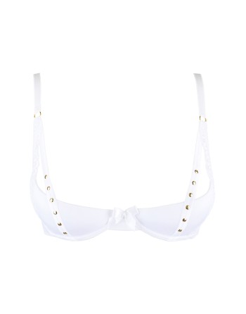 Soutien-gorge seins nus blanc V-9791 - Axami