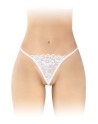 String avec perles Venusina - blanc