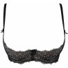 sexy V-9841 Soutien gorge ouvert - Noir