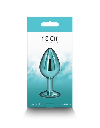 Plug bijou aluminium chromé vert M