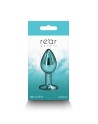 Plug bijou aluminium chromé vert S
