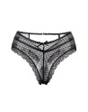 Tanga noir dentelle - Paris Hollywood