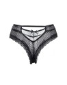 Tanga noir dentelle - Paris Hollywood