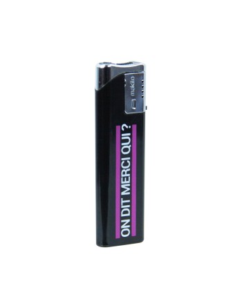 Briquet noir Jacquie et Michel