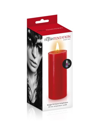 Bougie basse température rouge