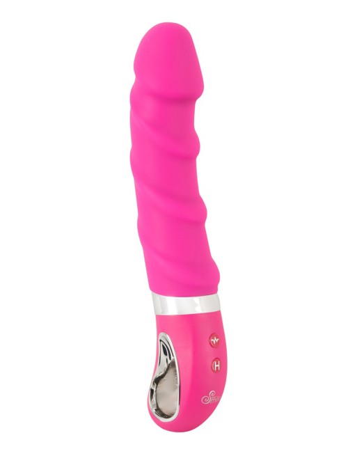 Vibro chauffant rechargeable 22,8 x 4 cm - Sweet Smile
