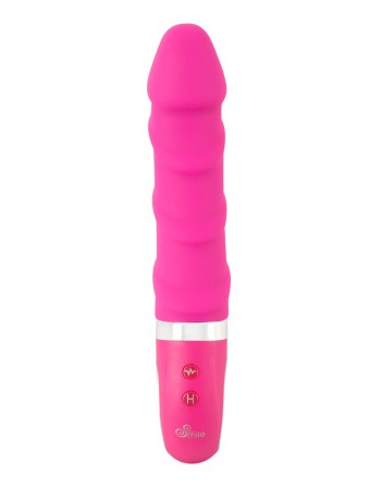 Vibro chauffant rechargeable 22,8 x 4 cm - Sweet Smile