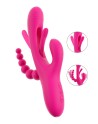 Triple vibro avec langue oscillante - Sweet Smile