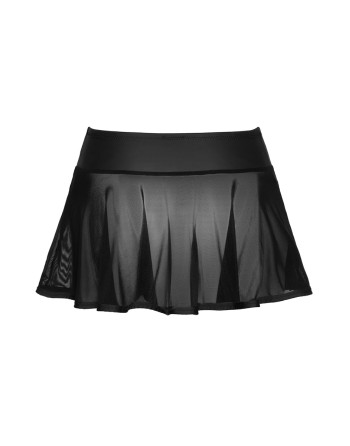 Mini-jupe noire transparente - Cottelli PARTY