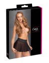 Mini-jupe noire transparente - Cottelli PARTY