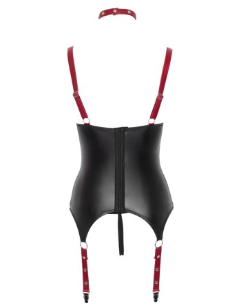 Ensemble ouvert avec collier et menottes - Cotelli BONDAGE