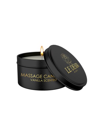 Bougie de massage érotique vanille 100g - Le Désir