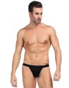 String homme noir résille