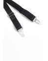 Porte-jarretelles dentelle large Noir - Litolu Lingerie