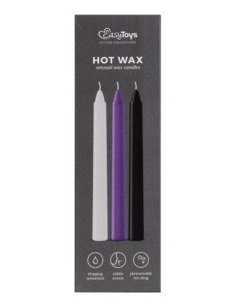 3 Bougies sensuelles Easytoys Fetish Collection
