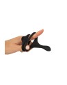 Cock  Ball Ring liquid silicone avec écarteur de périnée - Erecto