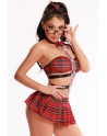 Tenue étudiante sexy 4 pièces - J Lingerie
