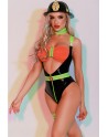 Déguisement de femme Pompier sexy 6 pièces - J Lingerie