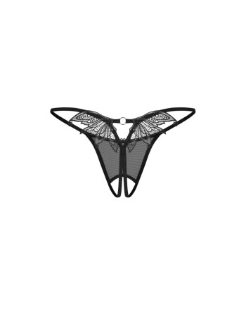 Zaliya string ouvert noir