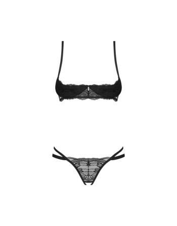 Nutris ensemble ouvert 2 pièces - Noir
