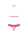 870-SEC-3 Ensemble ouvert 2 pcs - Rouge