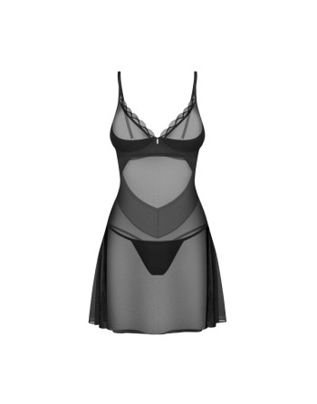 Stelisa nuisette et string - Noirs