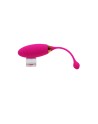 SUNDAY, Un Œuf vibrant USB avec télécommande, dans un silicone médical doux et rainuré 