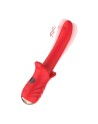 Vibromasseur Rouge Ultra-Souple KISS