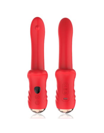Vibromasseur Rouge Ultra-Souple KISS