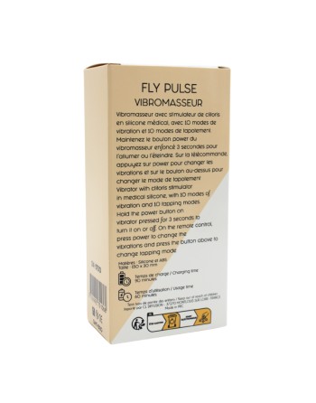 Vibromasseur FLY PULSE Papillon à Double Action Télécommandé 