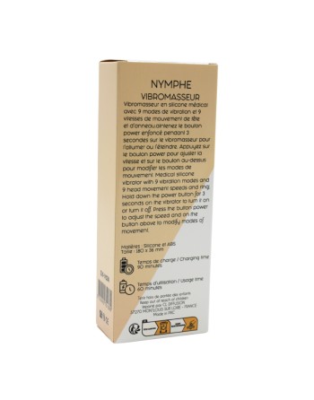 Vibromasseur NYMPHE Haute Précision à Double Action 