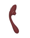 Stimulateur Clitoridien  Vibromasseur Point G 2-en-1 DINA Bordeaux 
