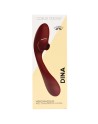 Stimulateur Clitoridien  Vibromasseur Point G 2-en-1 DINA Bordeaux 