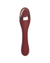 Stimulateur Clitoridien  Vibromasseur Point G 2-en-1 DINA Bordeaux 