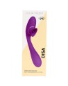Stimulateur Clitoridien avec langue  Vibromasseur Point G 2-en-1 DISA Violet Cœur Ardent
