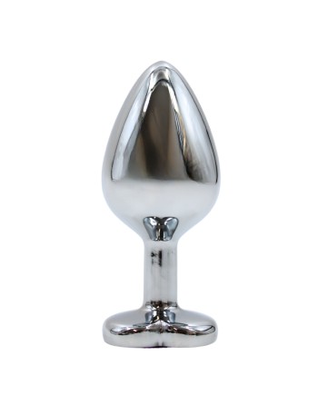 Plug bijou en aluminium bijou coeur violet Medium LOVELY