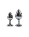 Plug bijou en aluminium bijou coeur violet Medium LOVELY