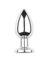 Plug vibrant acier inoxydable anal taille S avec télécommande, USB BOOTY