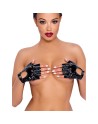 F263 Gants sans doigts en PVC