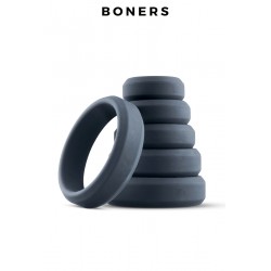 sexy Set de 6 anneaux de pénis larges - Boners