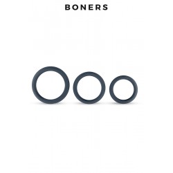 sexy Kit de 3 anneaux de pénis larges - Boners