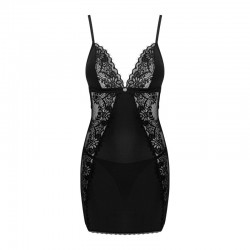 sexy Maderris nuisette et String - Noire